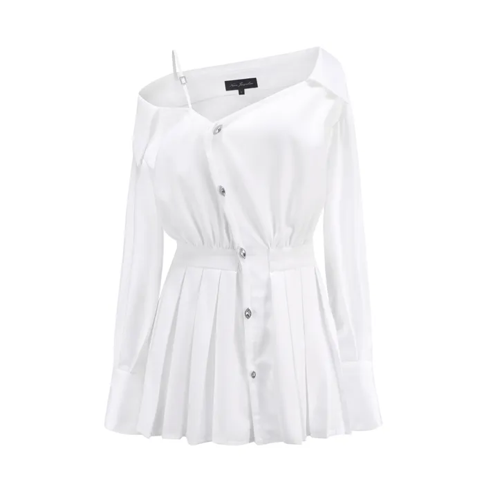 Women Mabilia White Shirt Dress Nana Jacqueline White