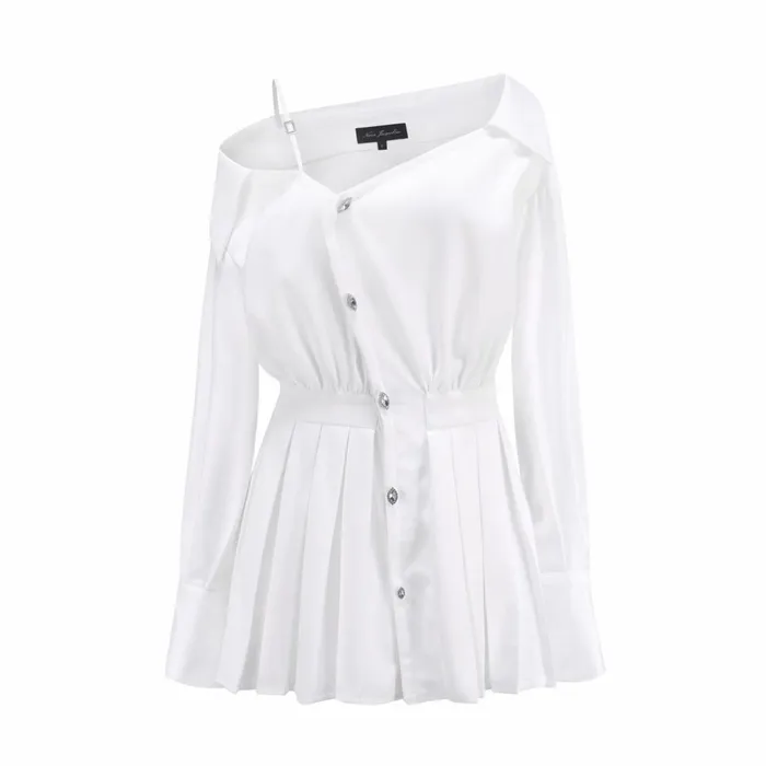 Women Mabilia White Shirt Dress Nana Jacqueline White