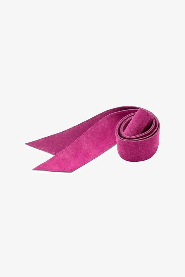 Women Malparmi Belts Colorful Suede Belt Fuxia