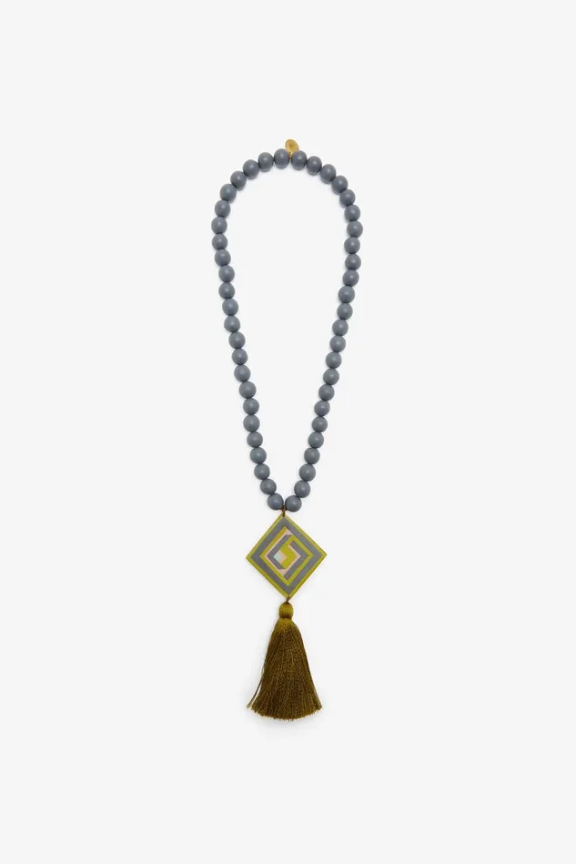 Women Malparmi Bijoux Geometry Muse Necklace Greenblackpink