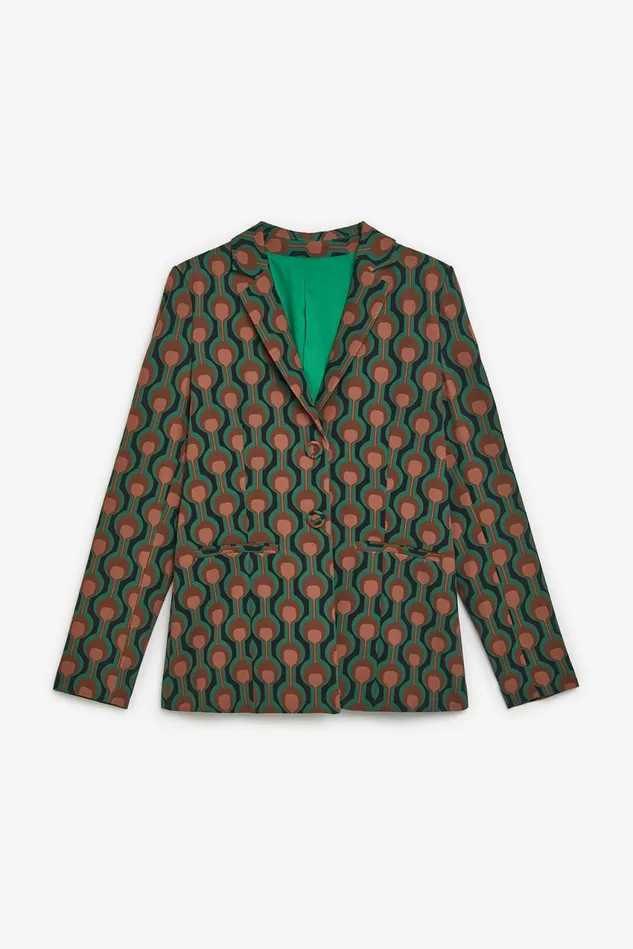Women Malparmi Jackets Frieze Cady Jacket Greencamel