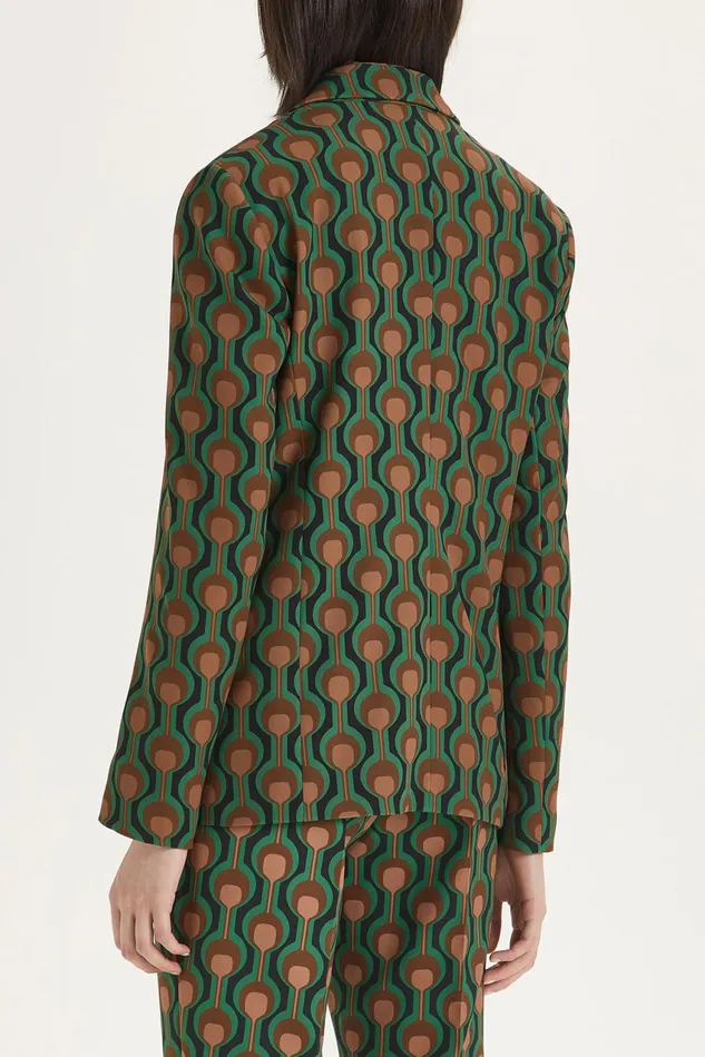 Women Malparmi Jackets Frieze Cady Jacket Greencamel