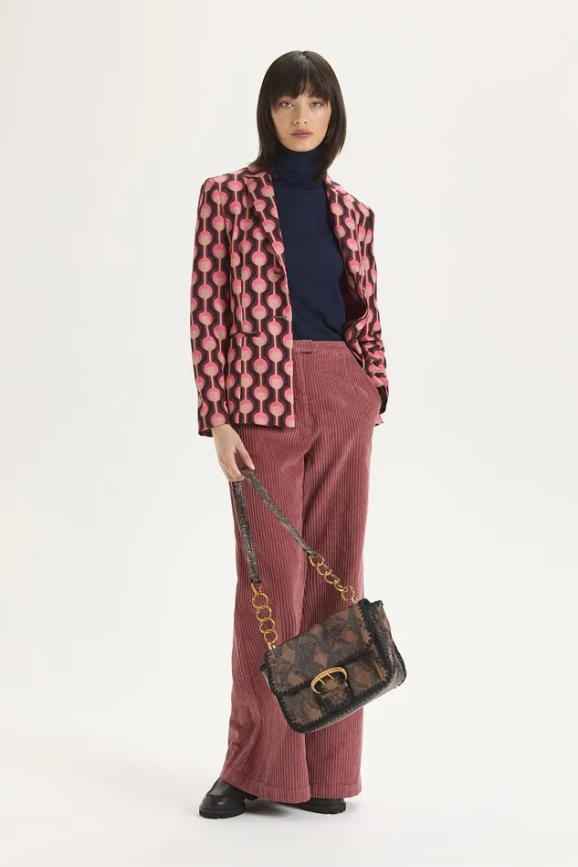 Women Malparmi Jackets Frieze Cady Jacket Pinkblackcamel