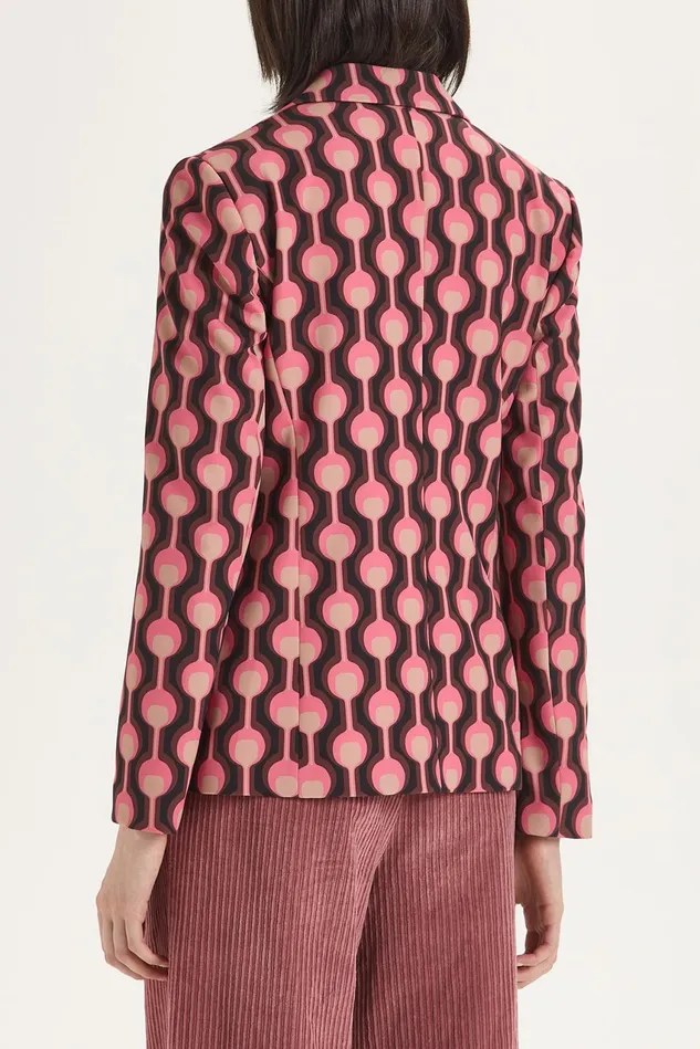Women Malparmi Jackets Frieze Cady Jacket Pinkblackcamel