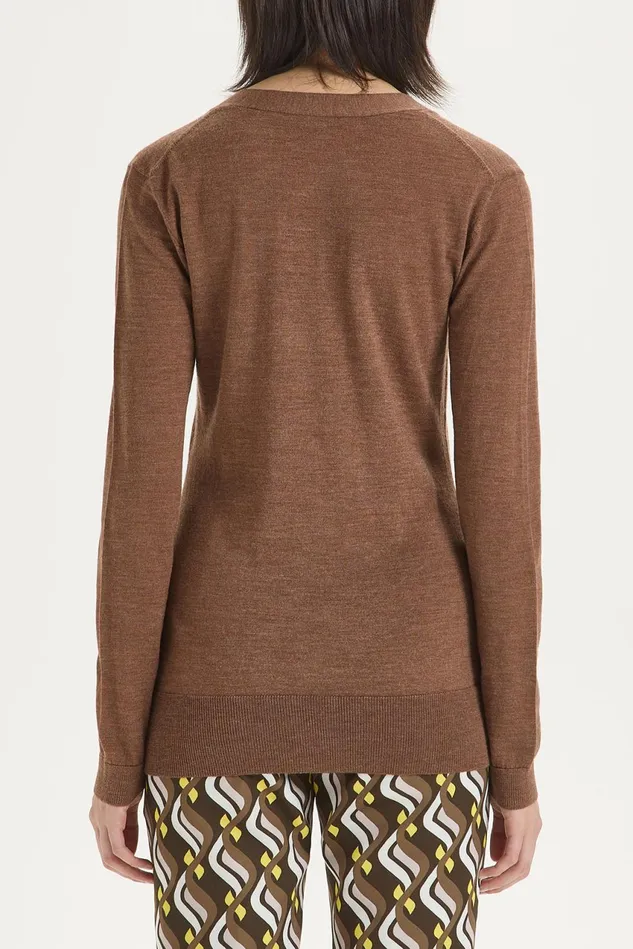 Women Malparmi Knitwear Colours Of The World Cardigan Camel