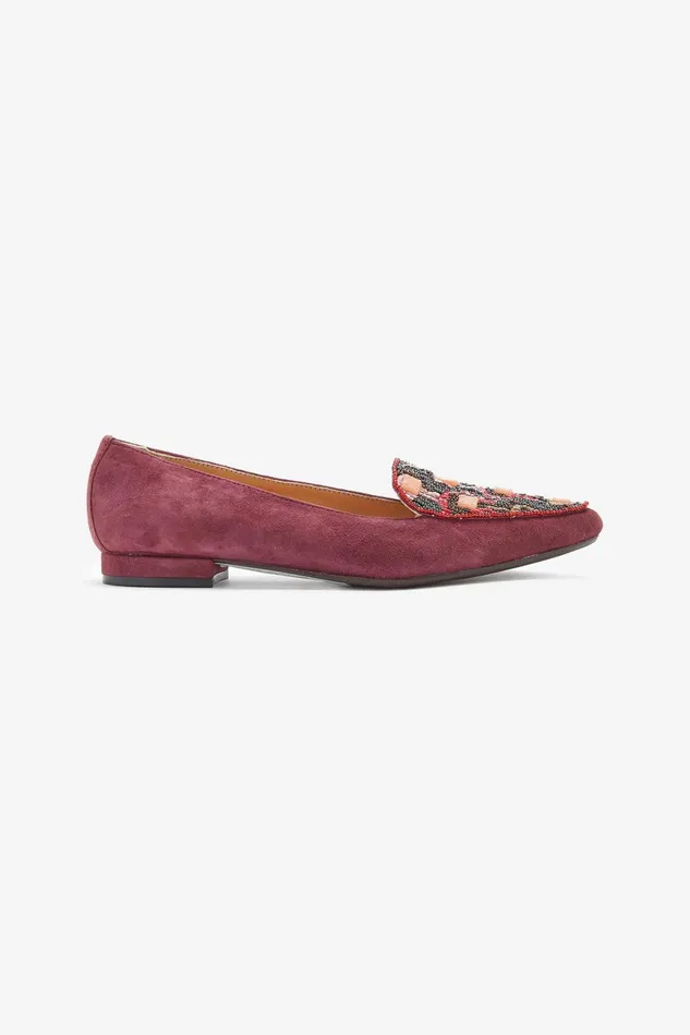Women Malparmi Loafers And Ballerinas Muse Embroideries Ballerinas Pinkblackcamel