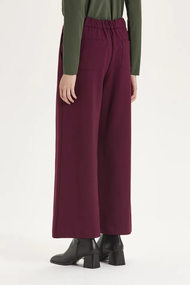 Women Malparmi Trousers Comfy Jersey Trousers Redgrapes