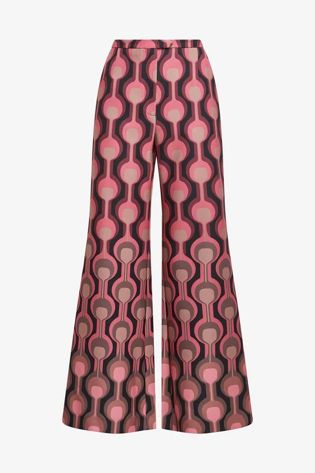 Women Malparmi Trousers Temple Degrad Cady Trousers Pinkcamel