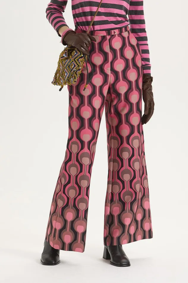 Women Malparmi Trousers Temple Degrad Cady Trousers Pinkcamel