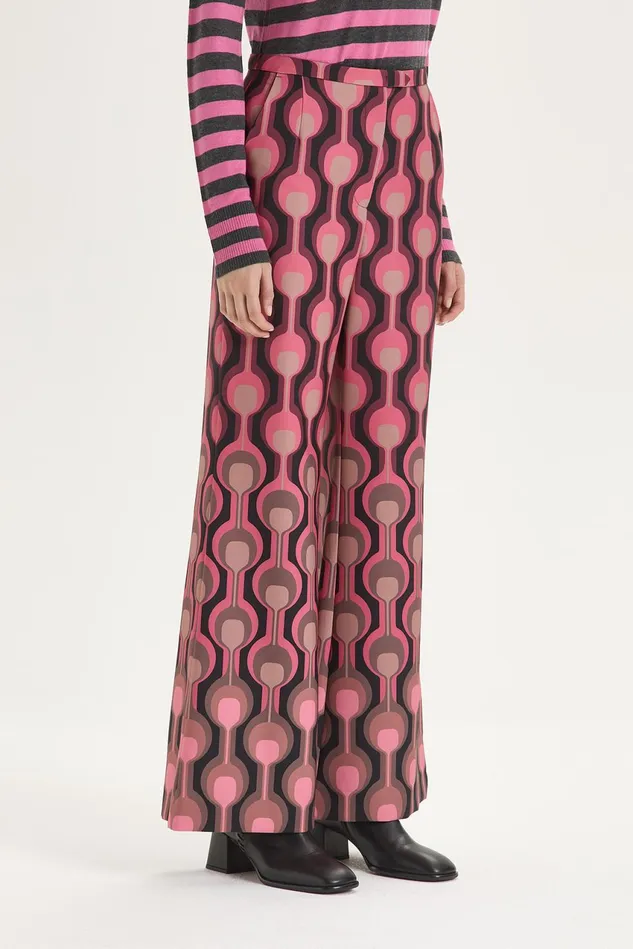 Women Malparmi Trousers Temple Degrad Cady Trousers Pinkcamel