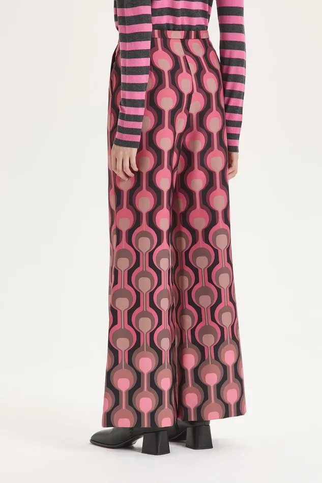 Women Malparmi Trousers Temple Degrad Cady Trousers Pinkcamel