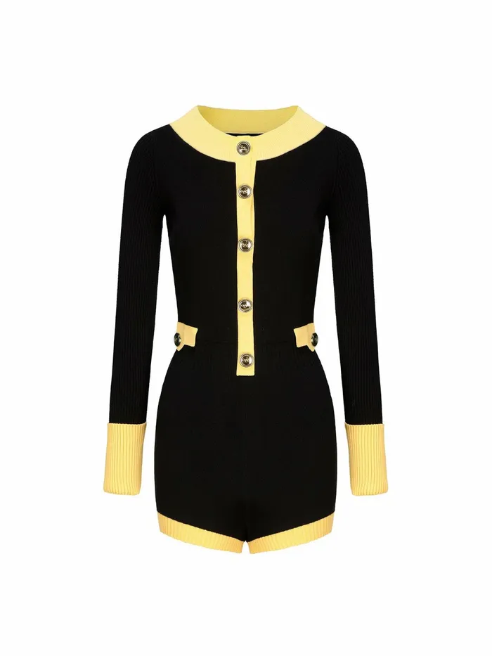 Women Matilda Knit Jumpsuit Nana Jacqueline Knits