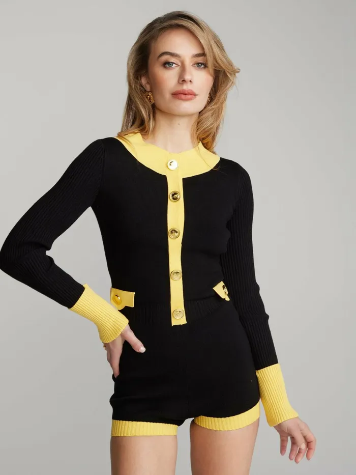 Women Matilda Knit Jumpsuit Nana Jacqueline Knits