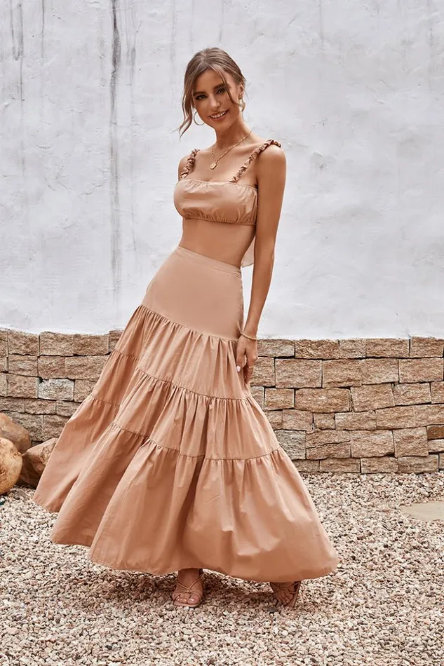 Women Maxi Dresses Cupshe Alma Beach Backless High Waist Fitted Matching Set Pink Women Maxi Dresses Cupshe Alma Beach Backless High Waist Fitted Matching Set Pink