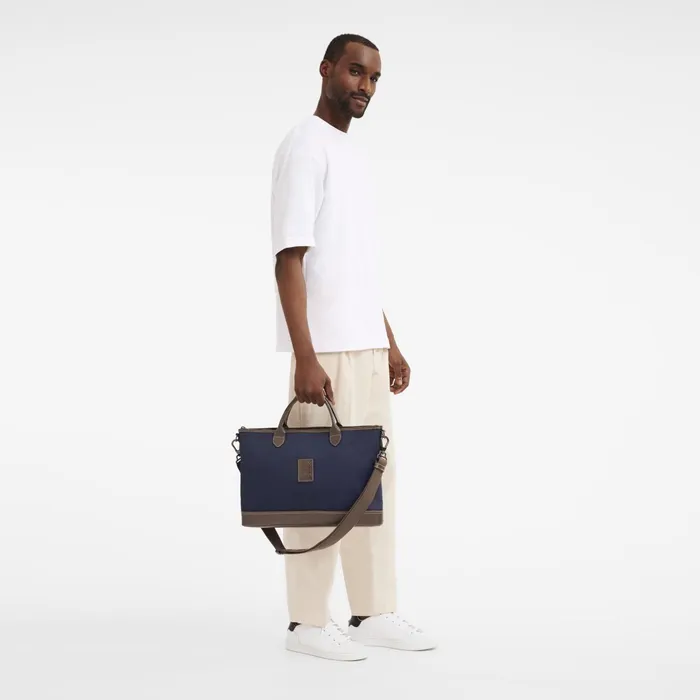 WomenMen Boxford S Briefcase Blue Longchamp Briefcase