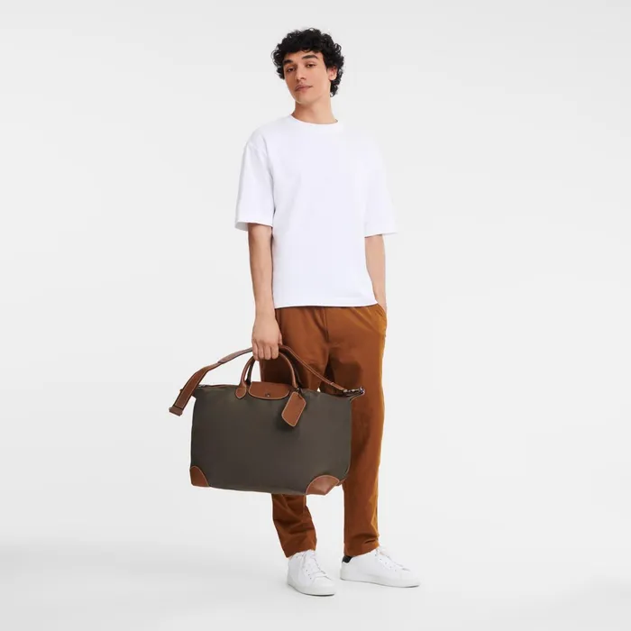 WomenMen Boxford S Travel Bag Brown Longchamp Travel Bags