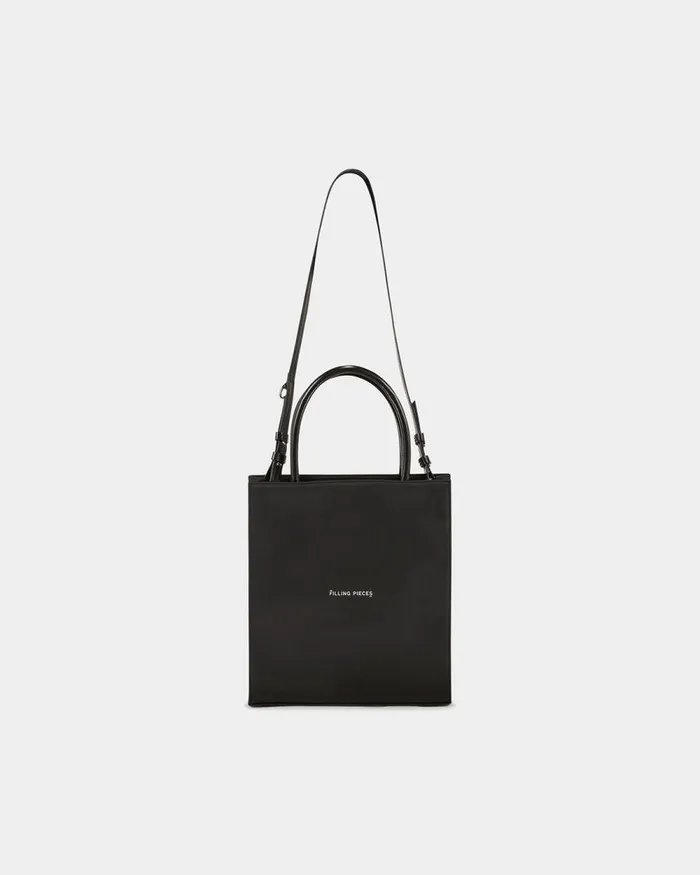 WomenMen Filling Pieces Bags and Leather Goods Tote Bag Medium Nylon Black