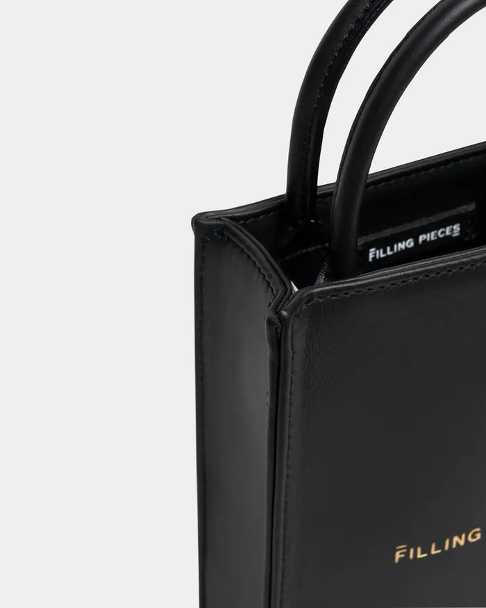 WomenMen Filling Pieces Bags and Leather Goods Tote Bag Small Classic Black