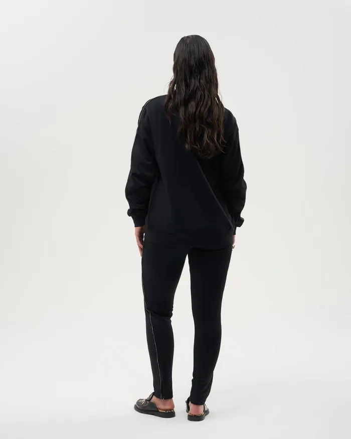 WomenMen Filling Pieces Coats and Jackets Jersey Track Jacket Black
