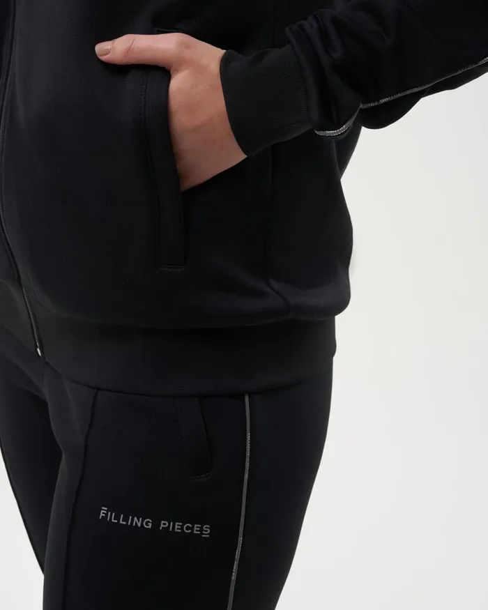 WomenMen Filling Pieces Coats and Jackets Jersey Track Jacket Black