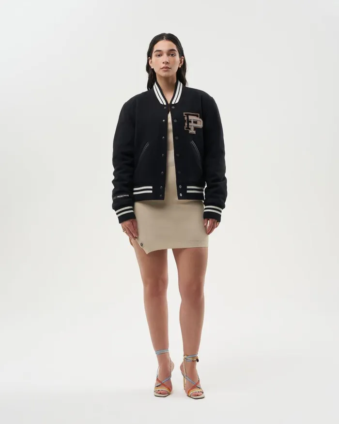 WomenMen Filling Pieces Coats and Jackets SS22 Varsity Jacket Black