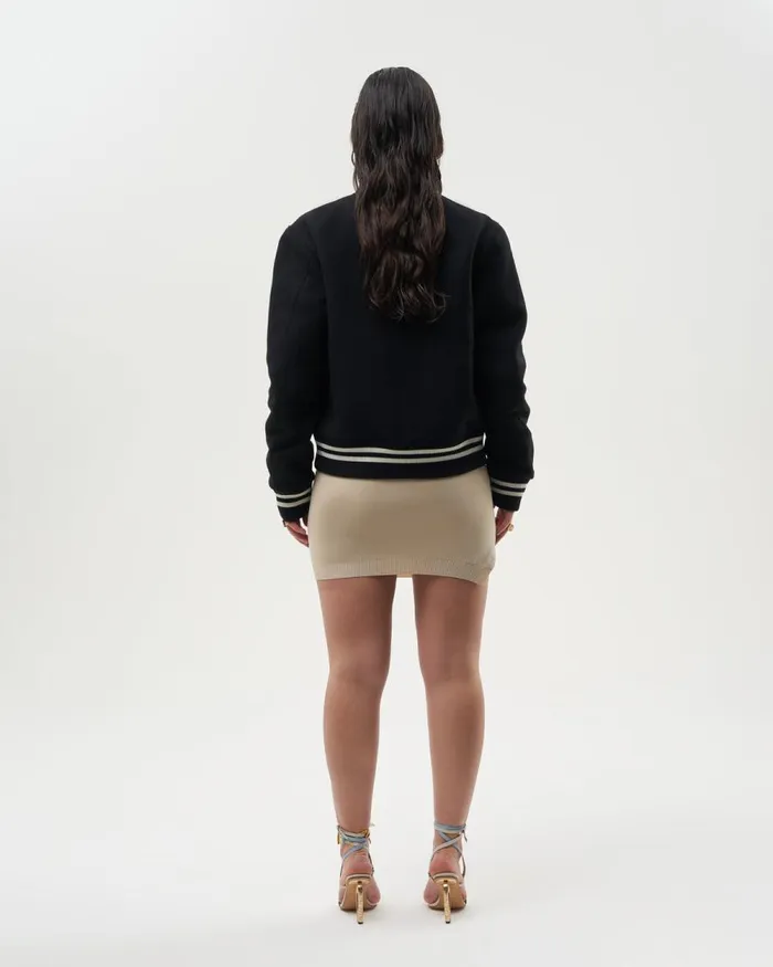 WomenMen Filling Pieces Coats and Jackets SS22 Varsity Jacket Black