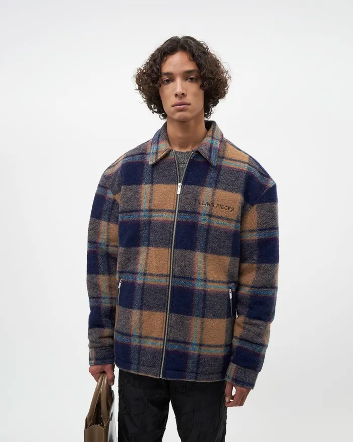 WomenMen Filling Pieces Coats and Jackets Studio Flannel Jacket Orange
