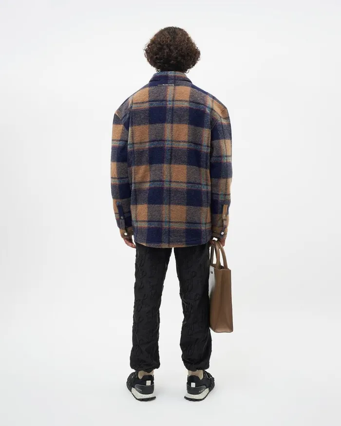 WomenMen Filling Pieces Coats and Jackets Studio Flannel Jacket Orange