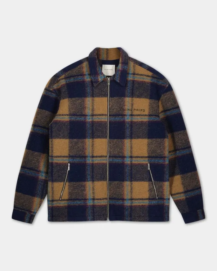 WomenMen Filling Pieces Coats and Jackets Studio Flannel Jacket Orange
