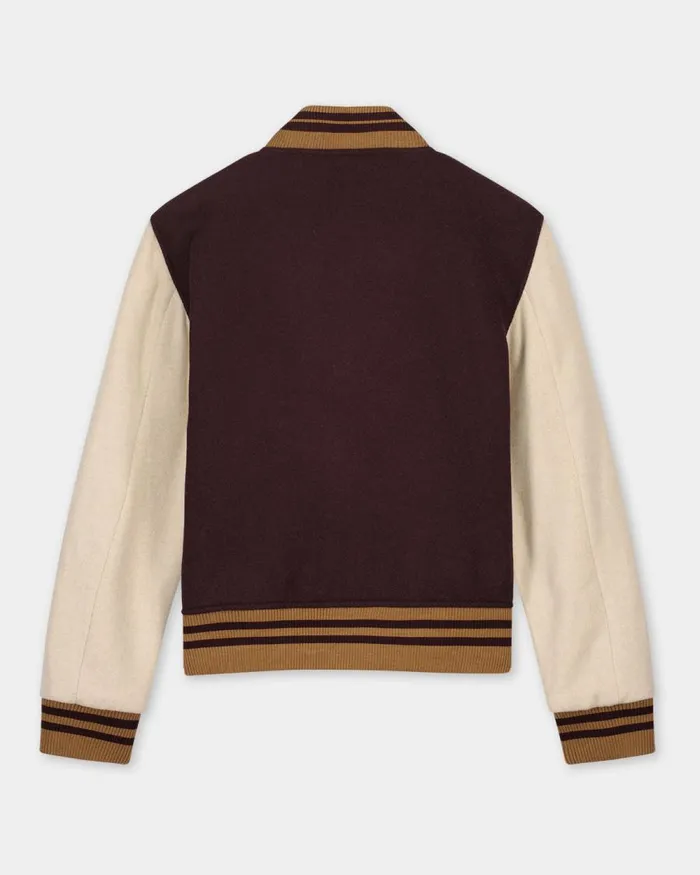 WomenMen Filling Pieces Coats and Jackets Varsity Jacket Burgundy