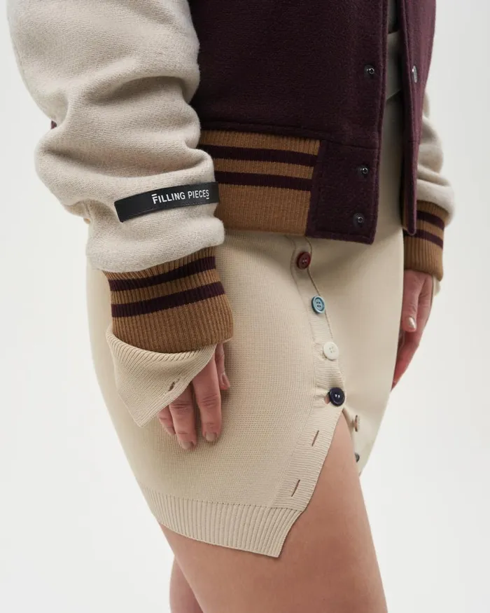 WomenMen Filling Pieces Coats and Jackets Varsity Jacket Burgundy