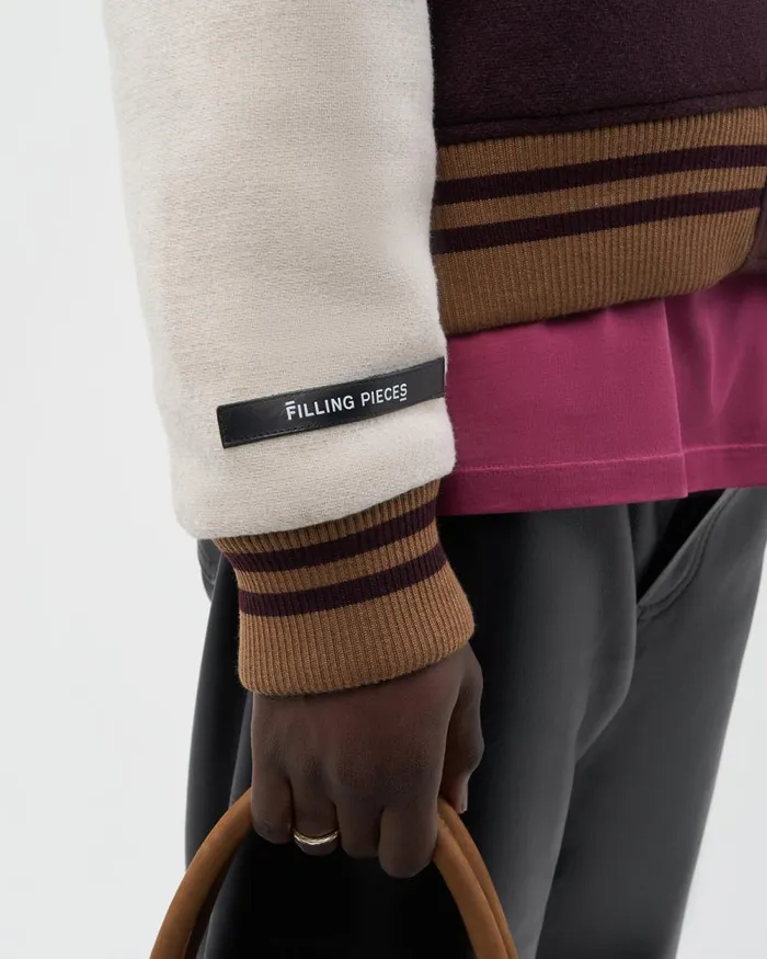 WomenMen Filling Pieces Coats and Jackets Varsity Jacket Burgundy