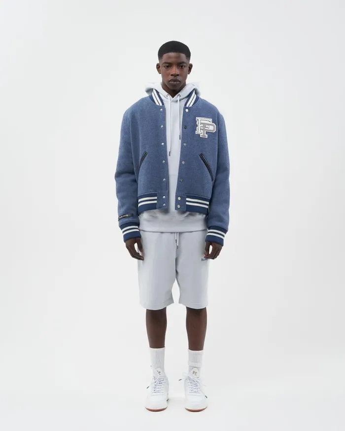 WomenMen Filling Pieces Coats and Jackets Varsity Jacket Horizon Blue