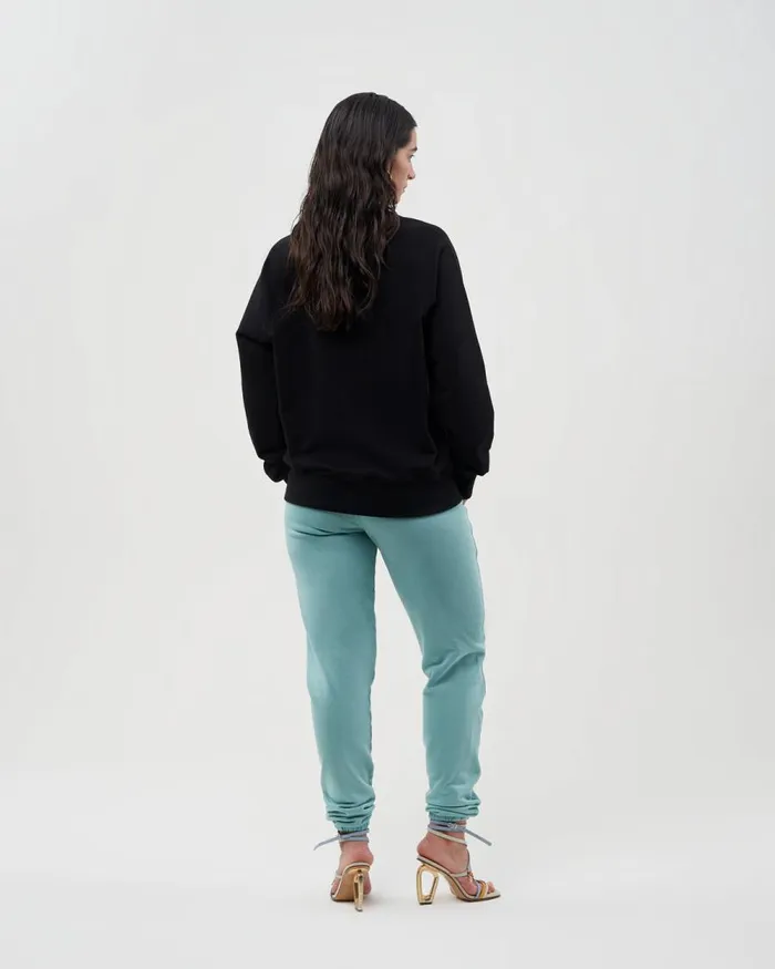 WomenMen Filling Pieces Hoodies and Sweatshirts Crewneck Summertime Black