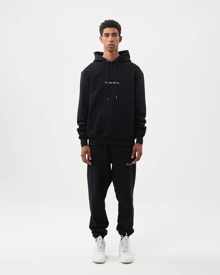 WomenMen Filling Pieces Hoodies and Sweatshirts Signature Hoodie Black