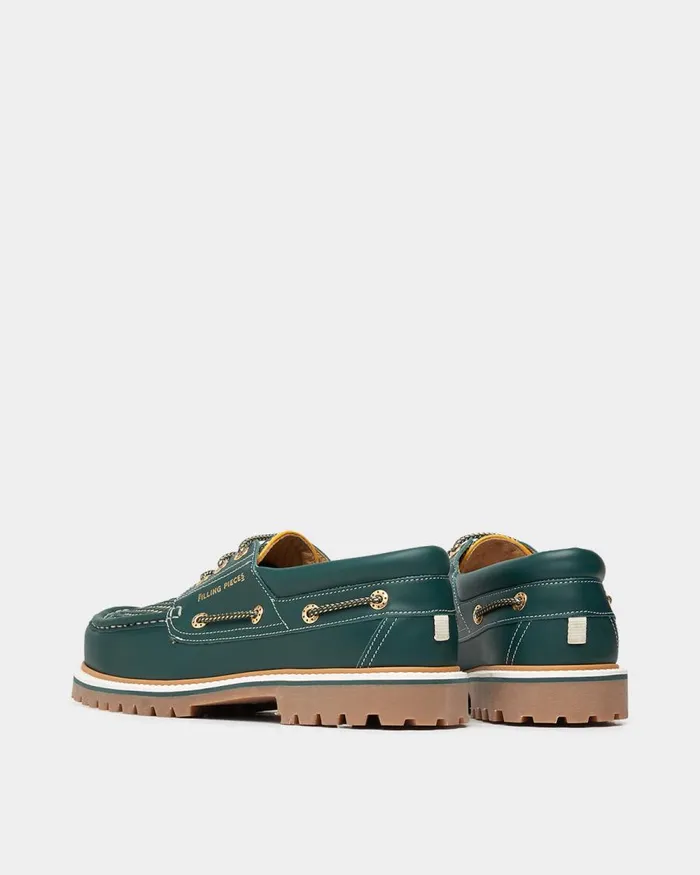 WomenMen Filling Pieces Loafers and Dress Shoes FP Boatshoe Green