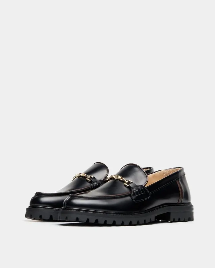 WomenMen Filling Pieces Loafers and Dress Shoes Loafer Polido Black