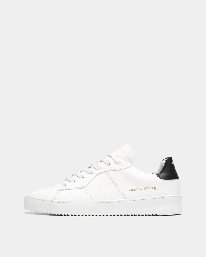 WomenMen Filling Pieces Sneakers Court Bianco Black