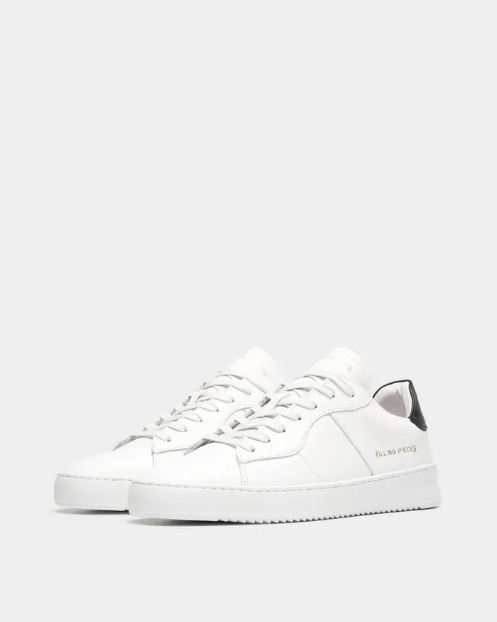 WomenMen Filling Pieces Sneakers Court Bianco Black