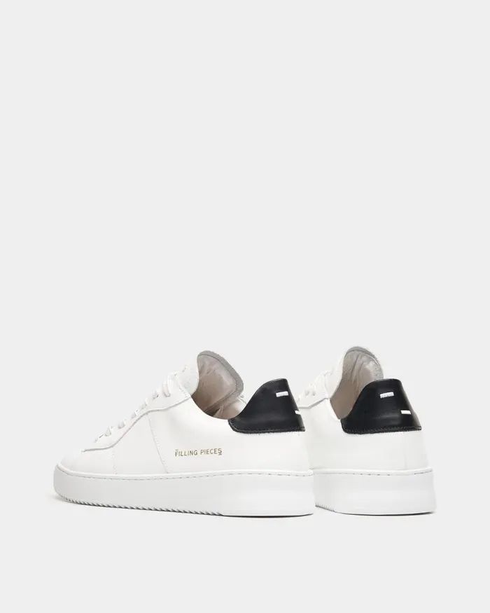 WomenMen Filling Pieces Sneakers Court Bianco Black