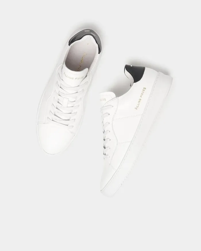 WomenMen Filling Pieces Sneakers Court Bianco Black