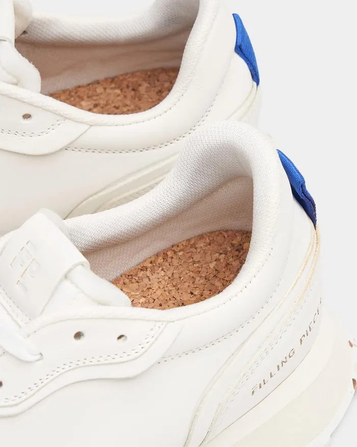 WomenMen Filling Pieces Sneakers Crease Runner 683 White