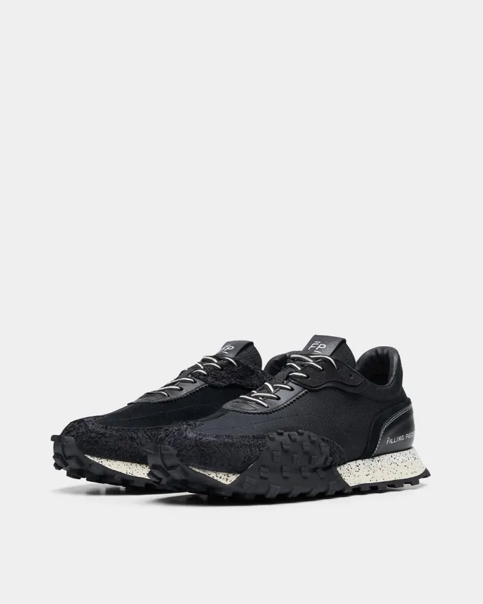 WomenMen Filling Pieces Sneakers Crease Runner Sprint Black