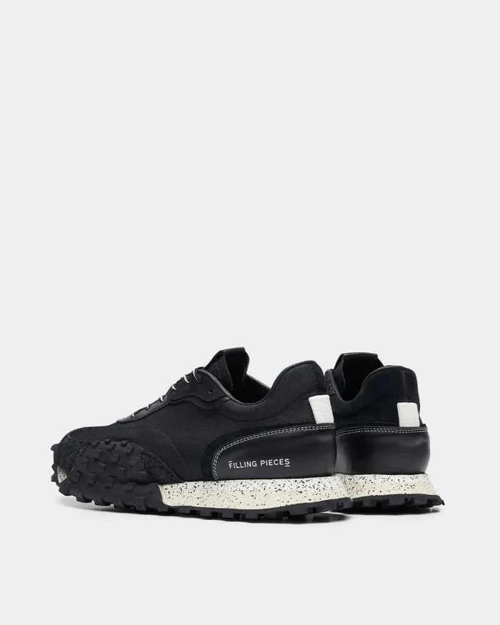 WomenMen Filling Pieces Sneakers Crease Runner Sprint Black