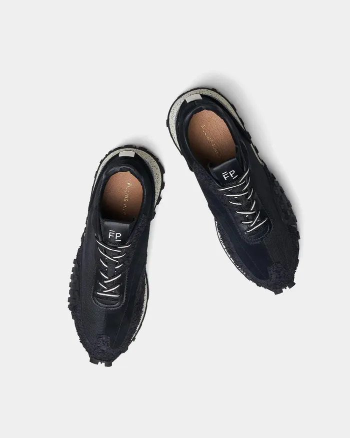 WomenMen Filling Pieces Sneakers Crease Runner Sprint Black