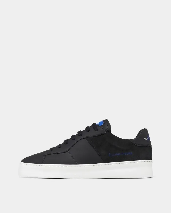 WomenMen Filling Pieces Sneakers Low Plain Court 683 Organic Black