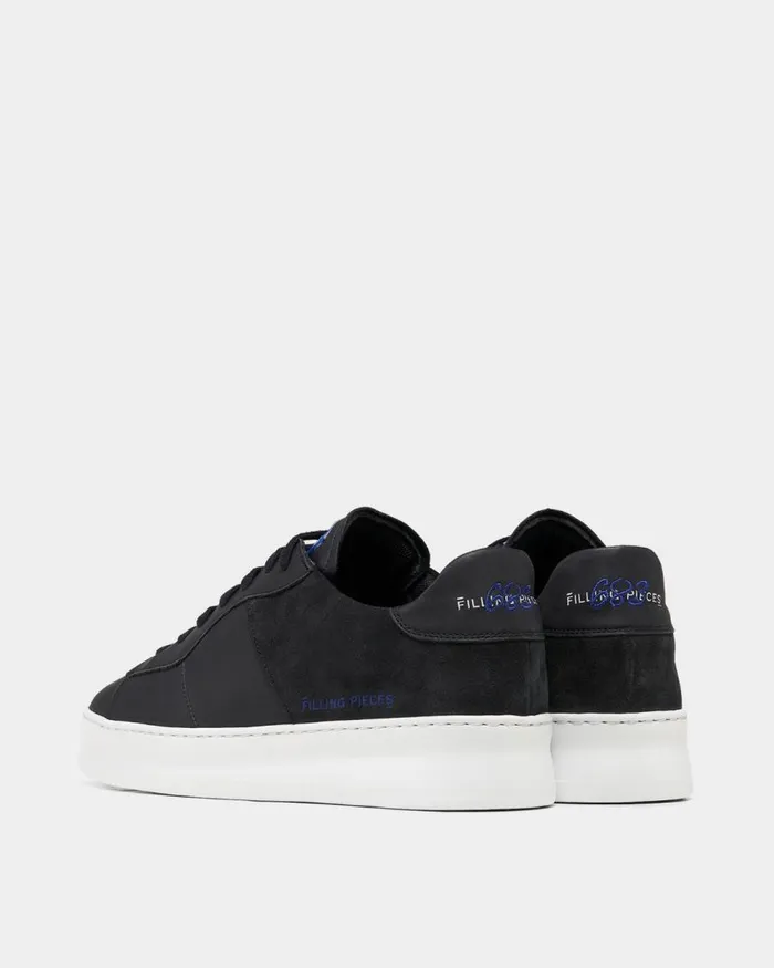 WomenMen Filling Pieces Sneakers Low Plain Court 683 Organic Black