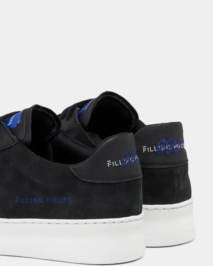 WomenMen Filling Pieces Sneakers Low Plain Court 683 Organic Black