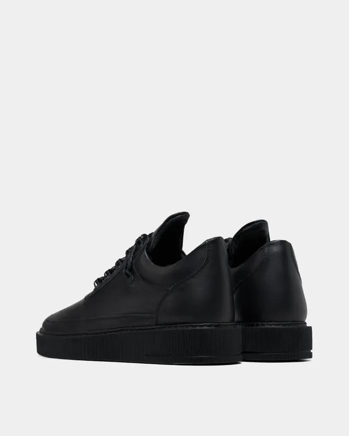 WomenMen Filling Pieces Sneakers Low Top Dress Cup Matt Gala All Black