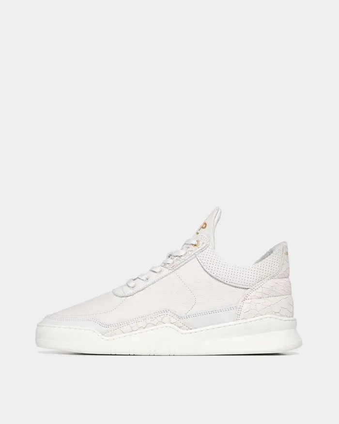 WomenMen Filling Pieces Sneakers Low Top Ghost Decon White